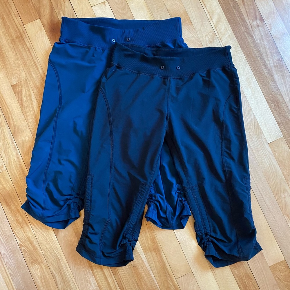 Zella workout jogger capris bundle 8
